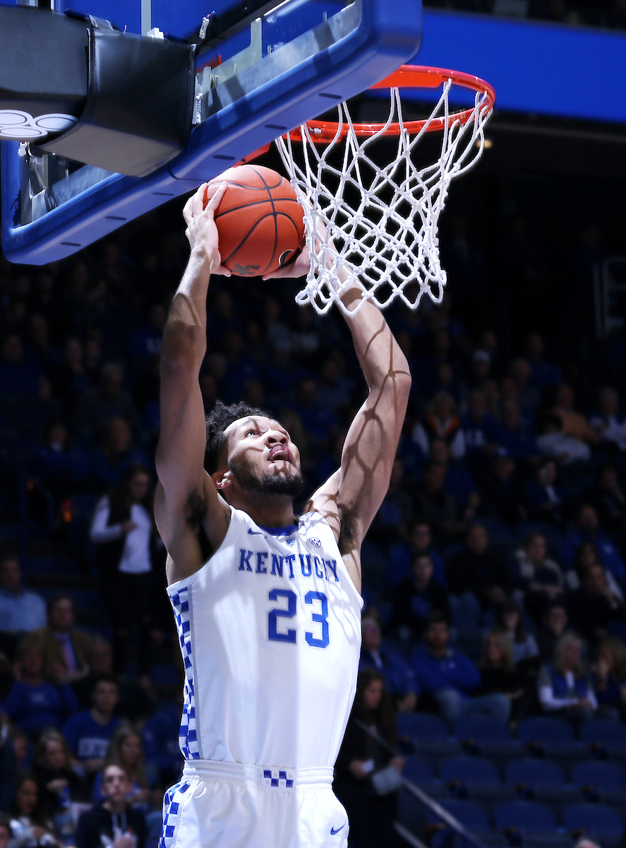 EJ Montgomery

UK Men's Basketball beat Winthrop University 87-74 on Wednesday, November 21, 2018.

Photo by Britney Howard  | UK Athletics