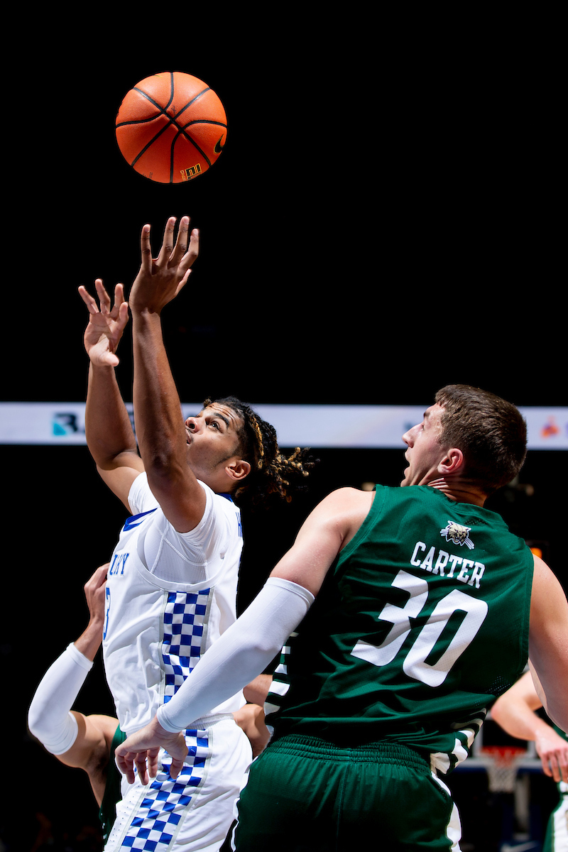 Bryce Hopkins. 

Kentucky beat Ohio University 77-59.

Photo By Barry Westerman | UK Athletics