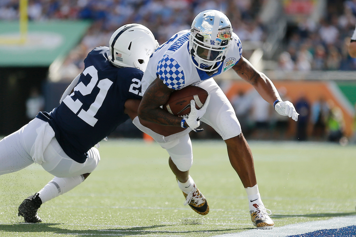 Tavin Richardson

The UK Football team beat Penn State 27-24 in the Citrus Bowl.

Photo by Michael Reaves | UK Athletics