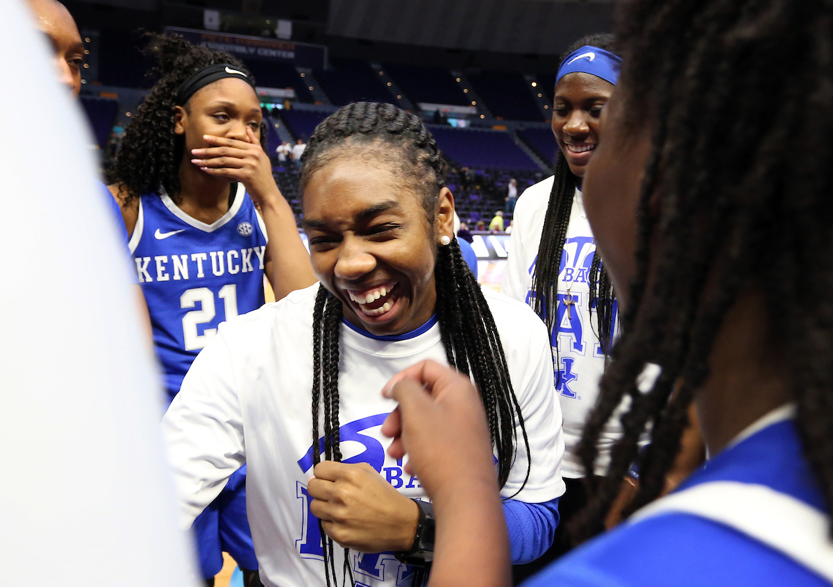 Taylor Murray 

Kentucky Women's Basketball beat LSU 64-60. 

Photo by Britney Howard  | UK Athletics