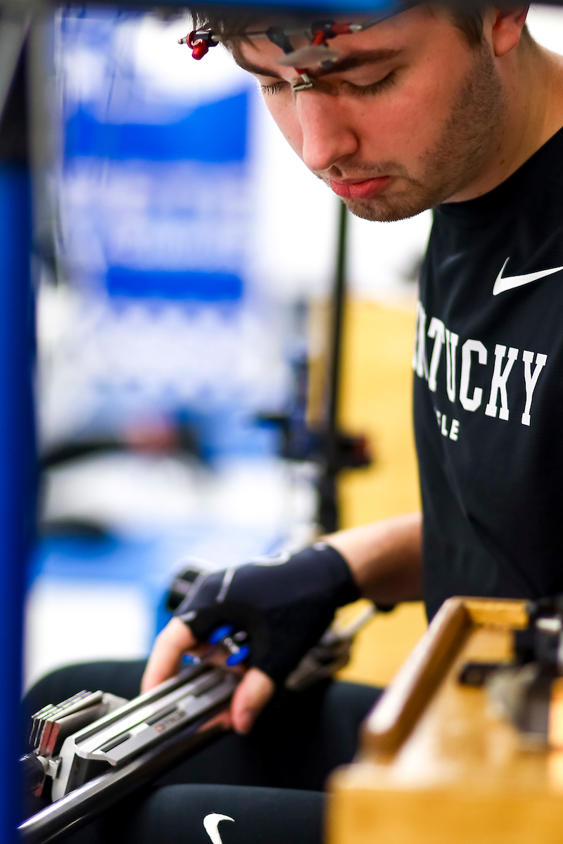 Will Shaner. 

Kentucky Rifle vs Morehead St.

Photo by Eddie Justice | UK Athletics