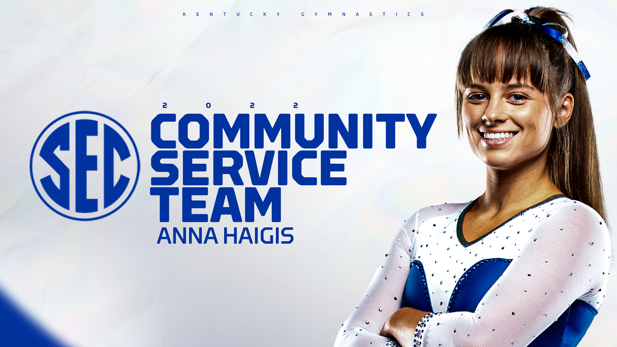 Haigis Named to SEC Community Service Team