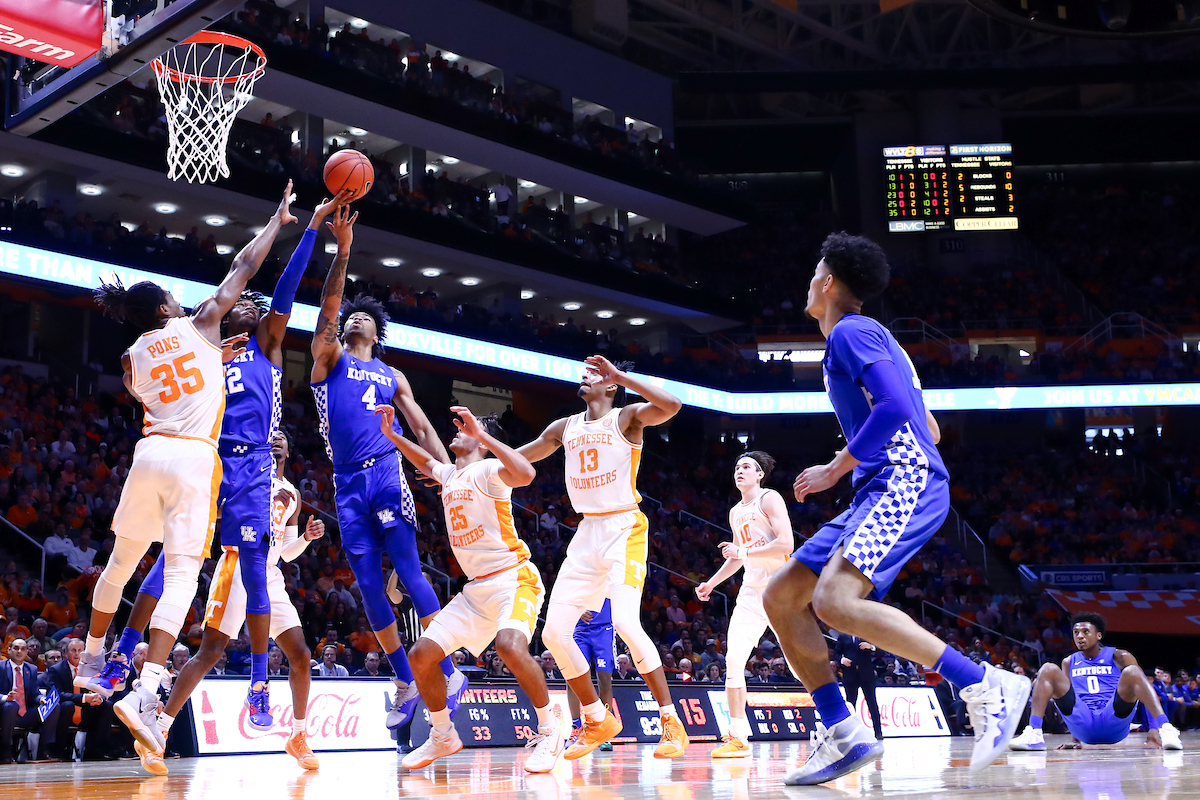 Nick Richards. Johnny Juzang. Keion Brooks Jr.

Kentucky beat Tennessee, 77-64.

Photo by Elliott Hess | UK Athletics