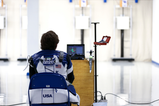 Mitchell Nelson.

Kentucky Rifle competes against Memphis.

Photo by Grace Bradley | UK Athletics