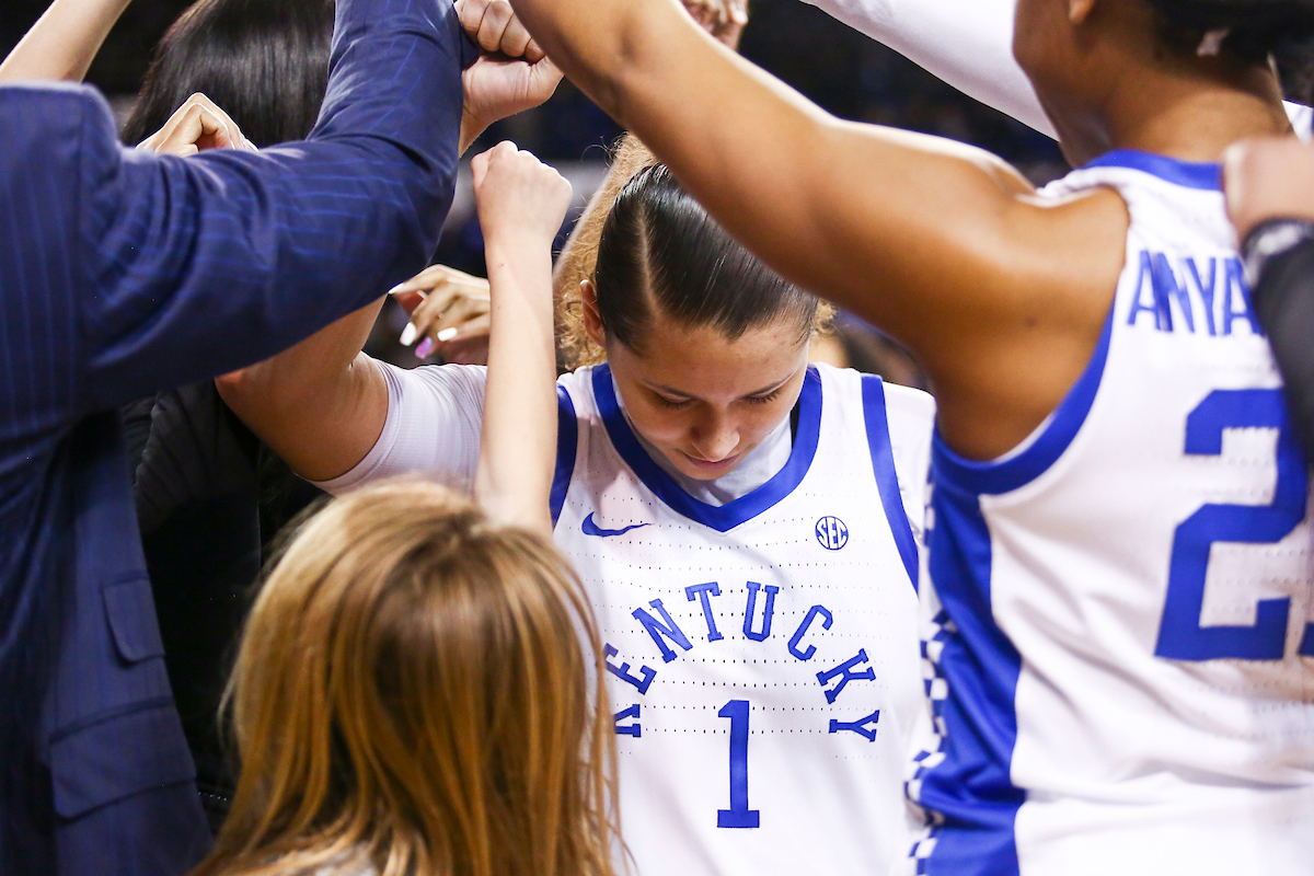 Sabrina Haines.

Kentucky beat Georgia 88-77.

Photo by Hannah Phillips | UK Athletics