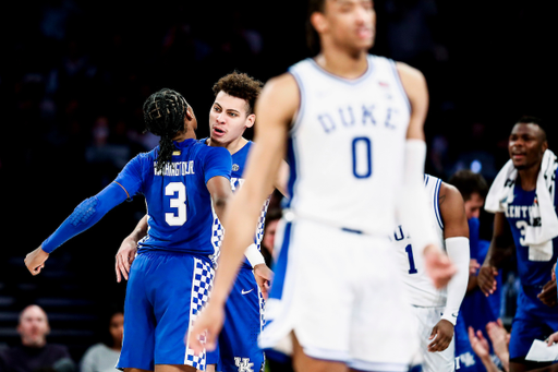 TyTy Washington Jr. Kellan Grady.

Kentucky loses to Duke 79-71 in the Champions Classic at Madison Square Garden in New York on Nov. 9, 2021.

Photos by Chet White | UK Athletics