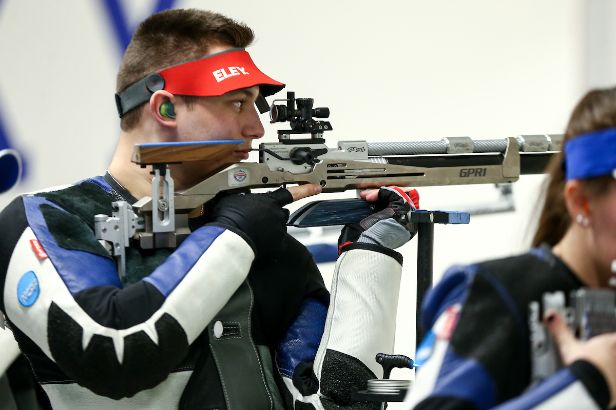 Richard Clark. 

Kentucky vs Morehead State rifle.

Photo by Eddie Justice | UK Athletics