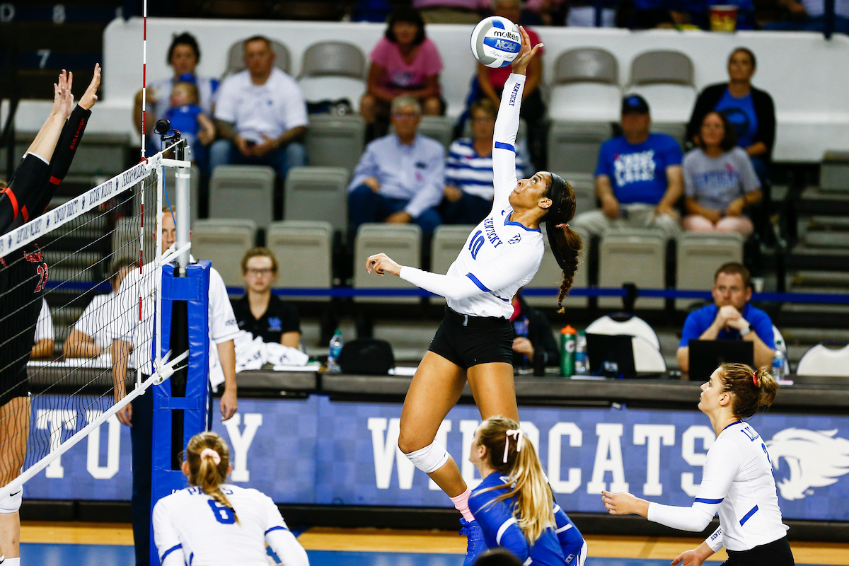 Caitlyn Cooper.

Kentucky falls to Georgia 2-3.

Photo by Hannah Phillips | UK Athletics