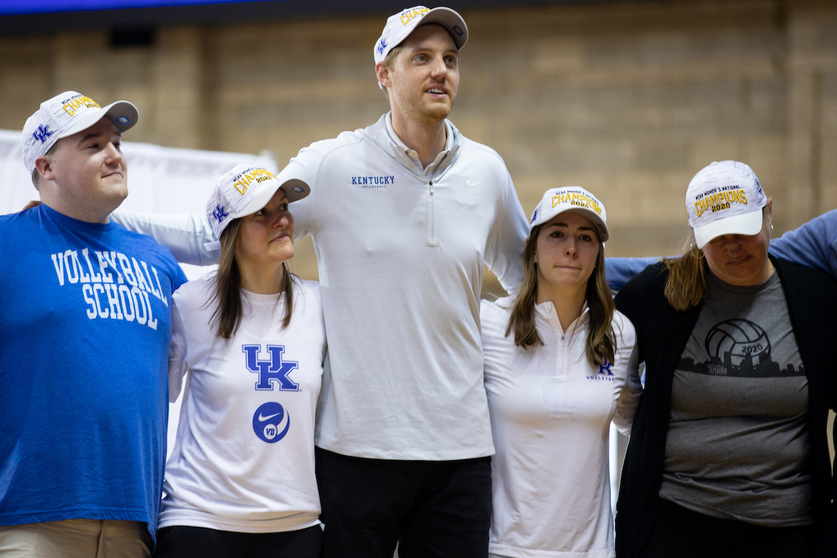 Anders Nelson. Katy Poole. Kristen Sanford. 

Kentucky Volleyball returns from winning NCAA Championship

Photo by Grant Lee | UK Athletics