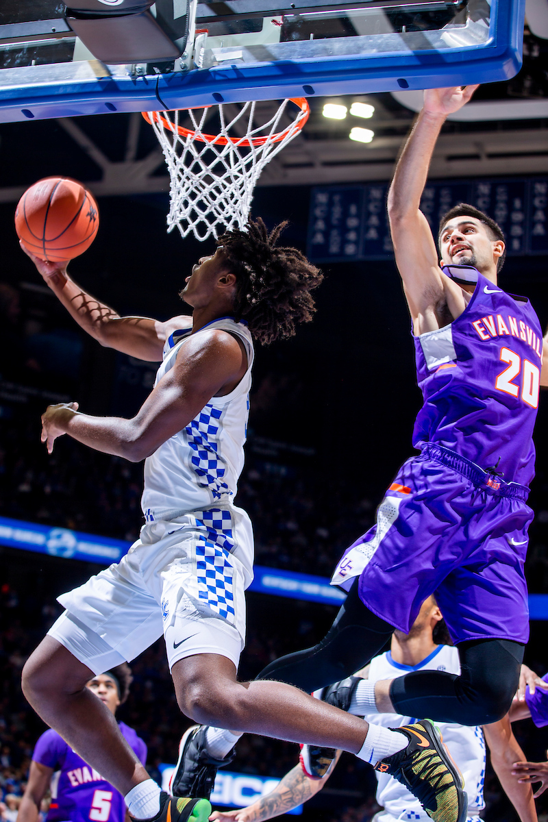 Tyrese Maxey.

UK falls to Evansville 67-64.

Photo by Chet White | UK Athletics