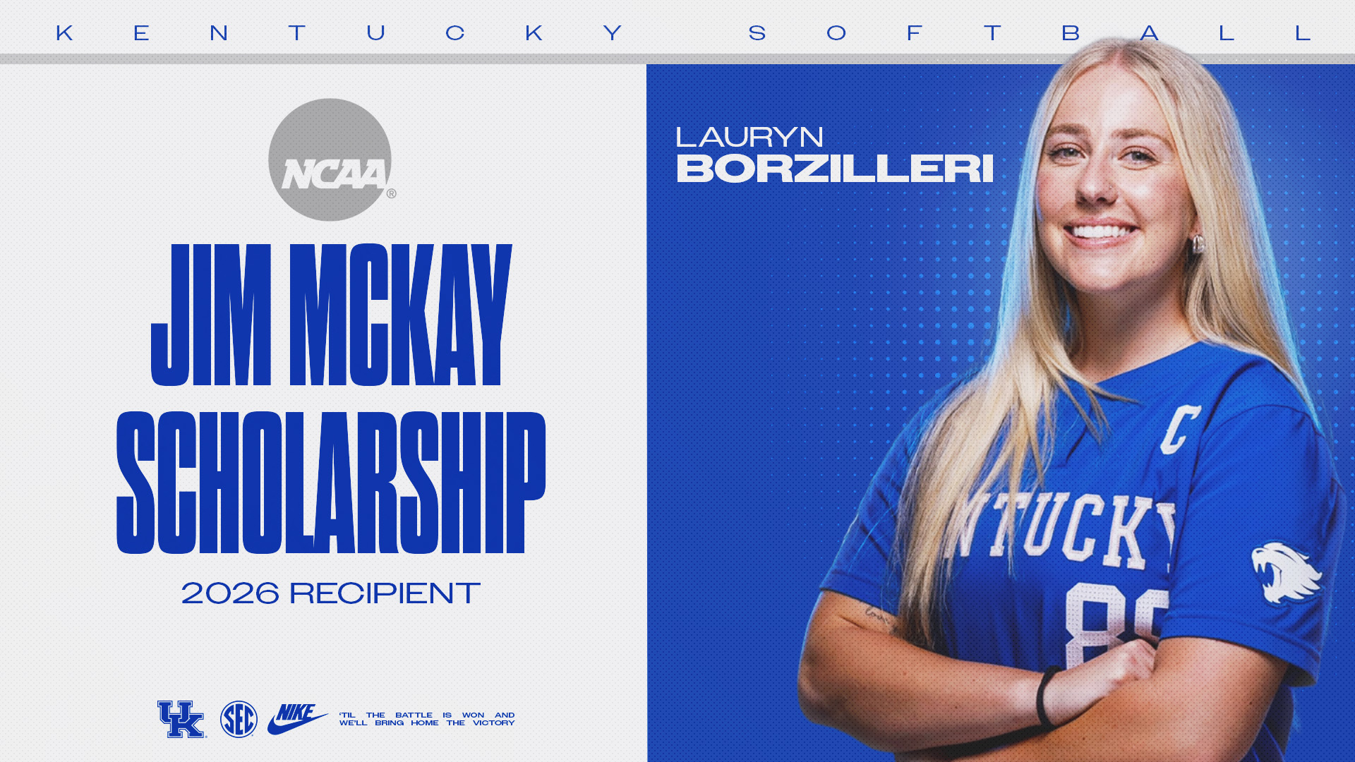 Celebrating Lauryn Borzilleri: NCAA Jim McKay Scholarship Recipient