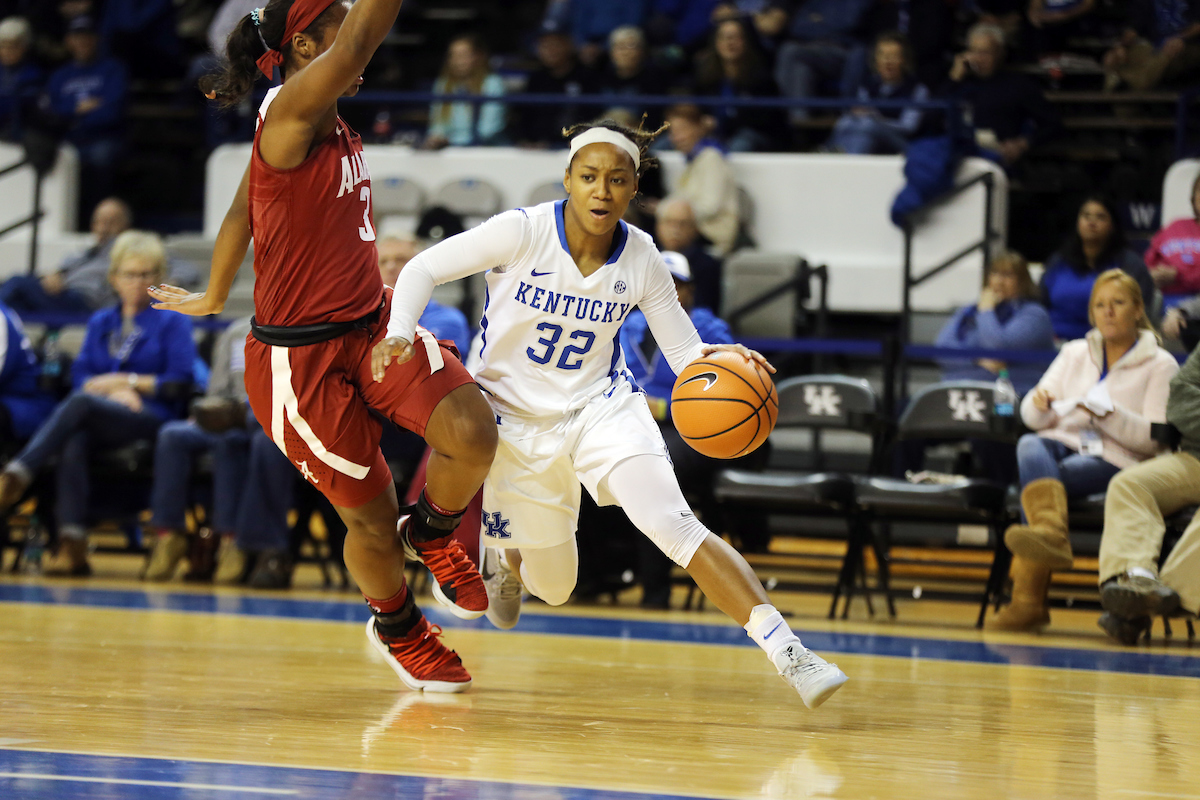 Jaida Roper

The University of Kentucky women's basketball team defeats Alabama on Thursday, January 25, 2018 at Memorial Coliseum. 

Photo by Britney Howard | UK Athletics