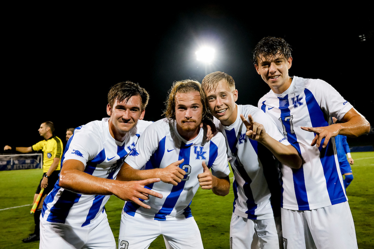 Ben Wendell. Clay Holstad. Mason Visconti. Enzo Mauriz.  

UK beat Wright St. 3-0.

Photos by Chet White | UK Athletics