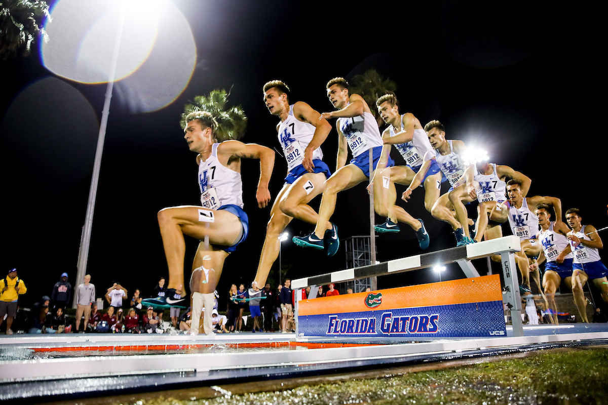 during the Pepsi Florida Relays at James G. Pressly Stadium on Friday, March 29, 2019 in Gainesville, Fla. (Photo by Matt Stamey)