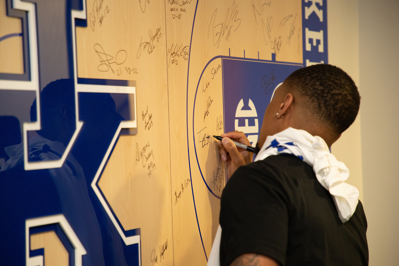 Twany Beckham

Men's Basketball Reunion Weekend.  Photo by Mark Mahan