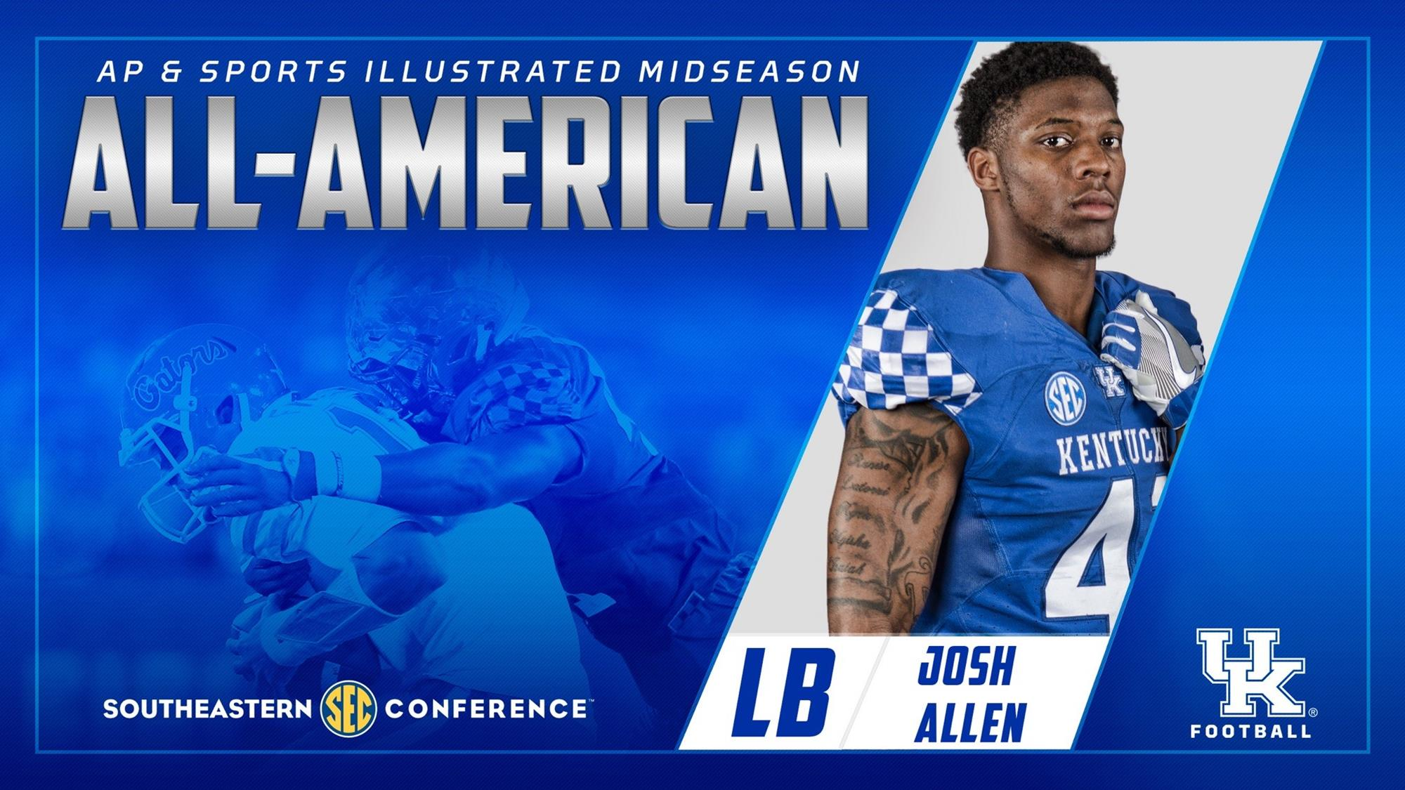 UK’s Josh Allen Named AP and Sports Illustrated Second-Team Midseason All-American