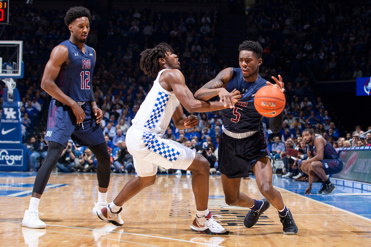 Tyrese Maxey.

Kentucky beat Fairleigh Dickinson.

Photo by Chet White | UK Athletics