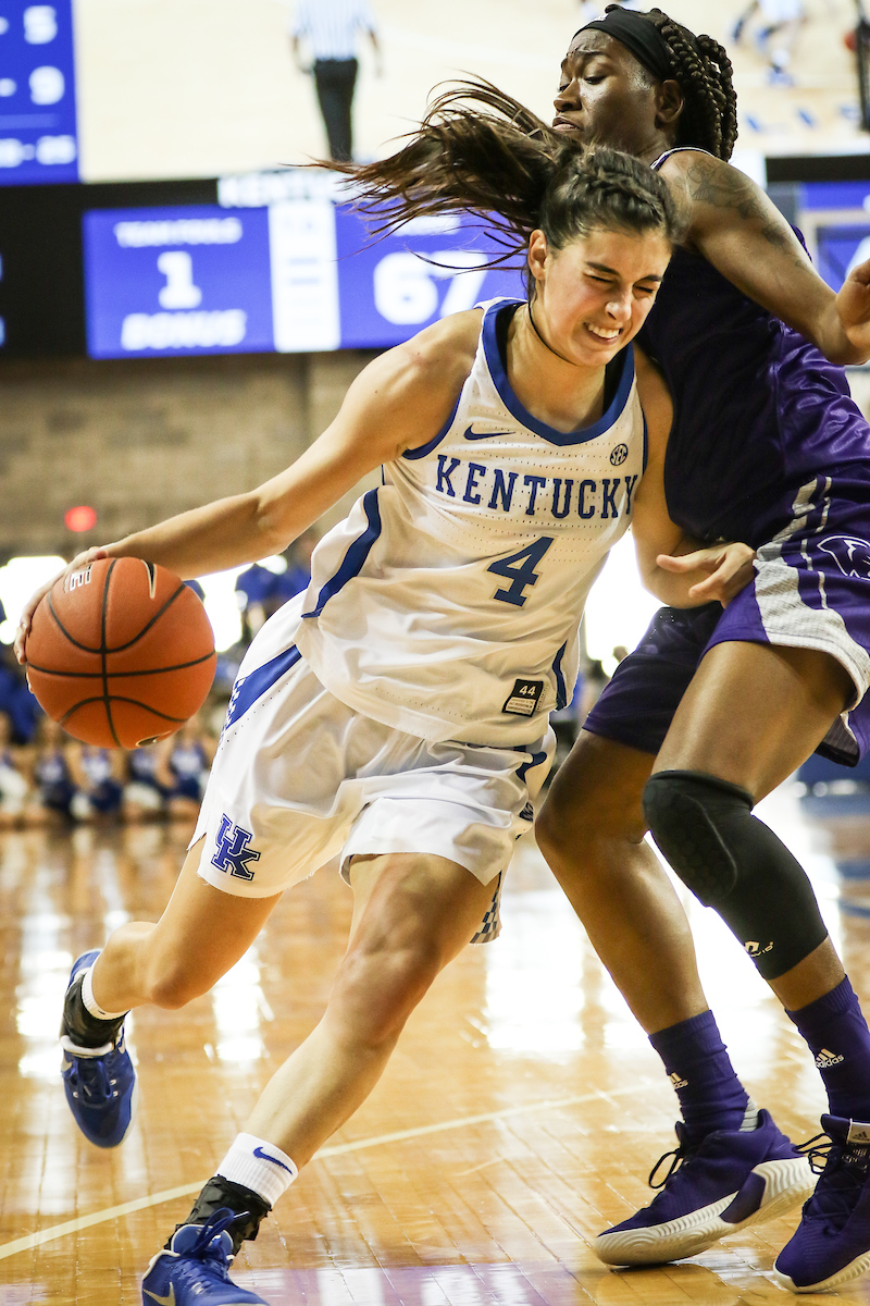 Maci Morris. 

UK Women's Basketball beat High Point University 71-49 at Memorial Coliseum  on Sunday, November 18th, 2018.

Photo by Eddie Justice | UK Athletics