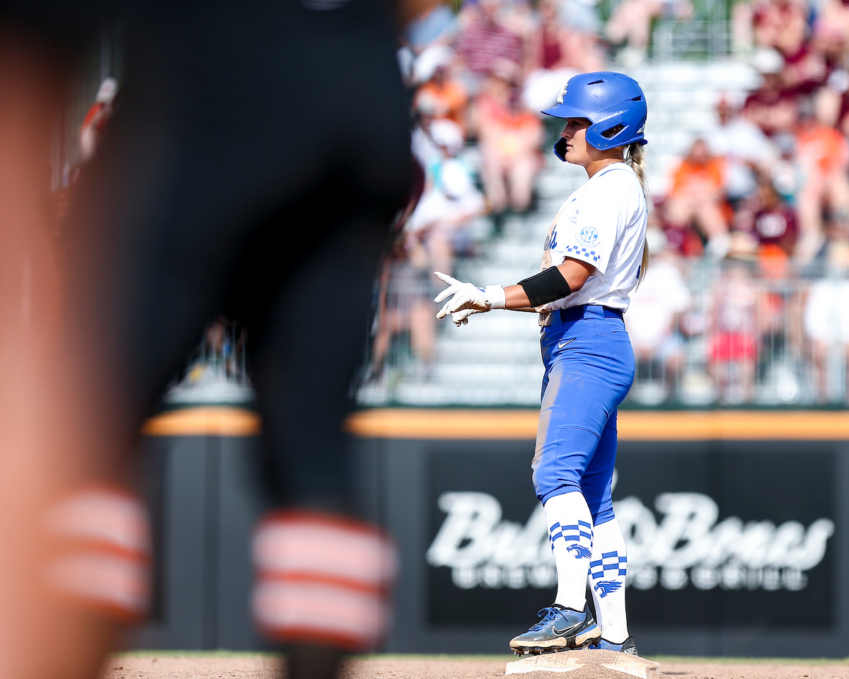 Lauren Johnson.

Kentucky falls Virginia Tech 4-5.

Photo by Grace Bradley | UK Athletics