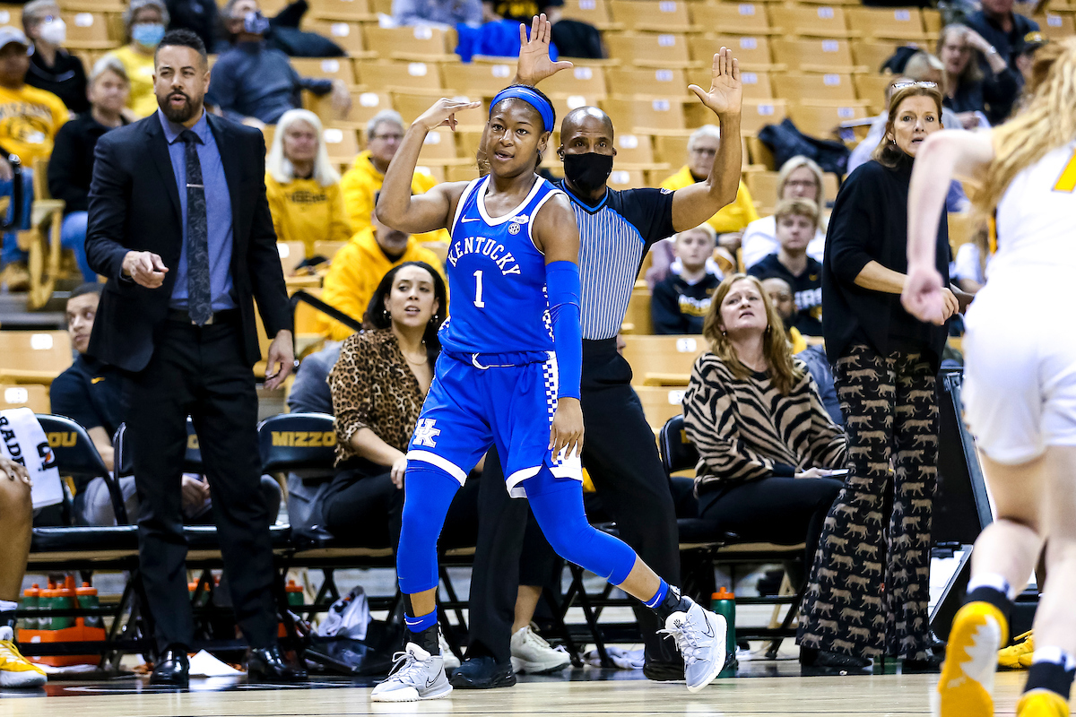 Robyn Benton.

Kentucky defeats Missouri 78-63.

Photo by Eddie Justice | UK Athletics