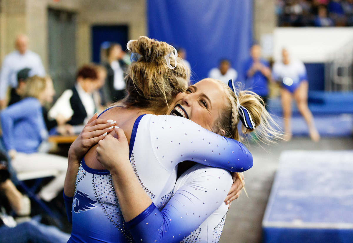 HAILEY POLAND.


The University of Kentucky gymnastics team beats LSU, 197.150 - 196.025.

Photo by Elliott Hess | UK Athletics