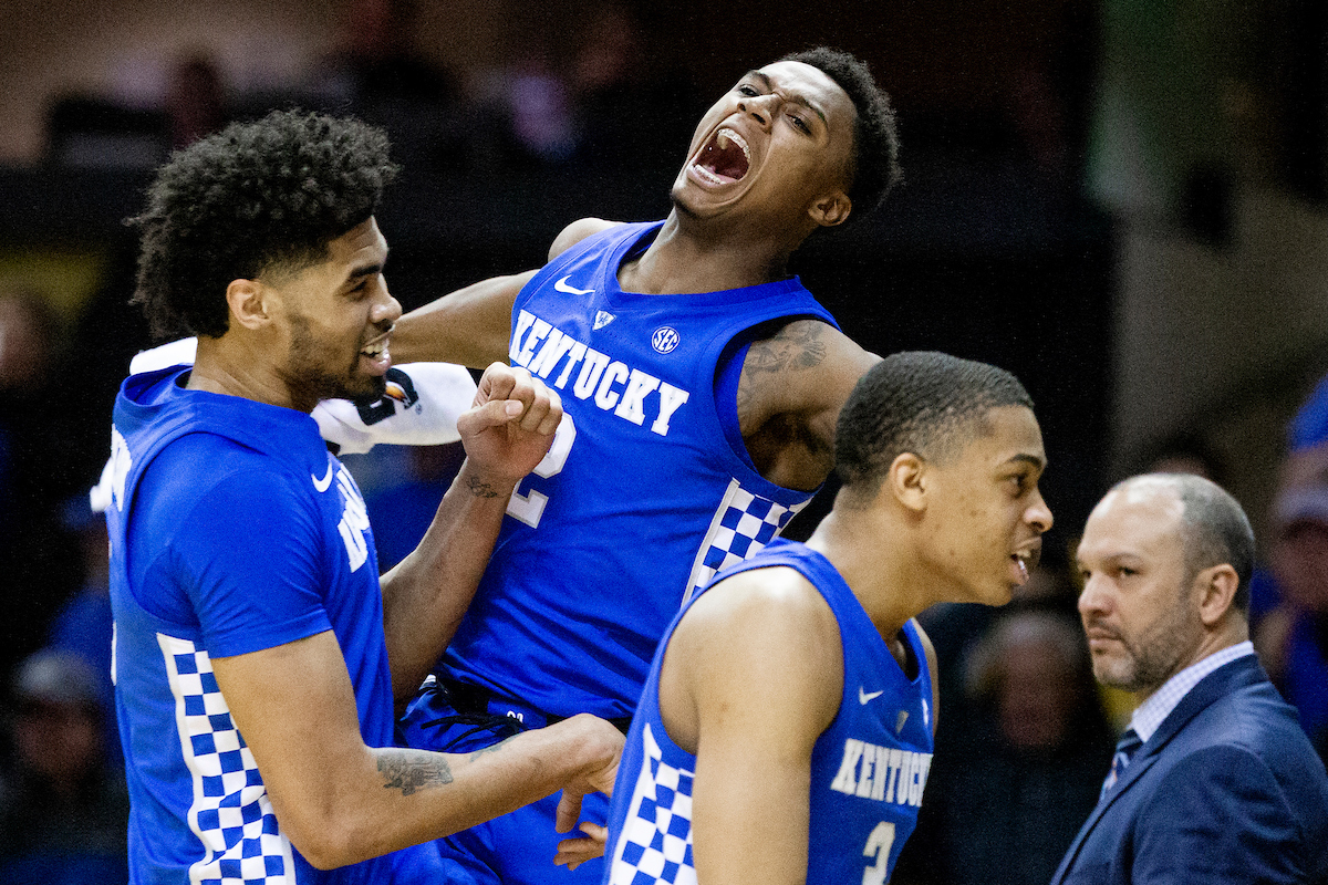 Nick Richards. Ashton Hagans. Keldon Johnson. Tony Barbee.

Kentucky beat Vanderbilt 87-52 on Tuesday, January 29, 2019, at Memorial Gym in Nashville, TN.

Photo by Chet White| UK Athletics