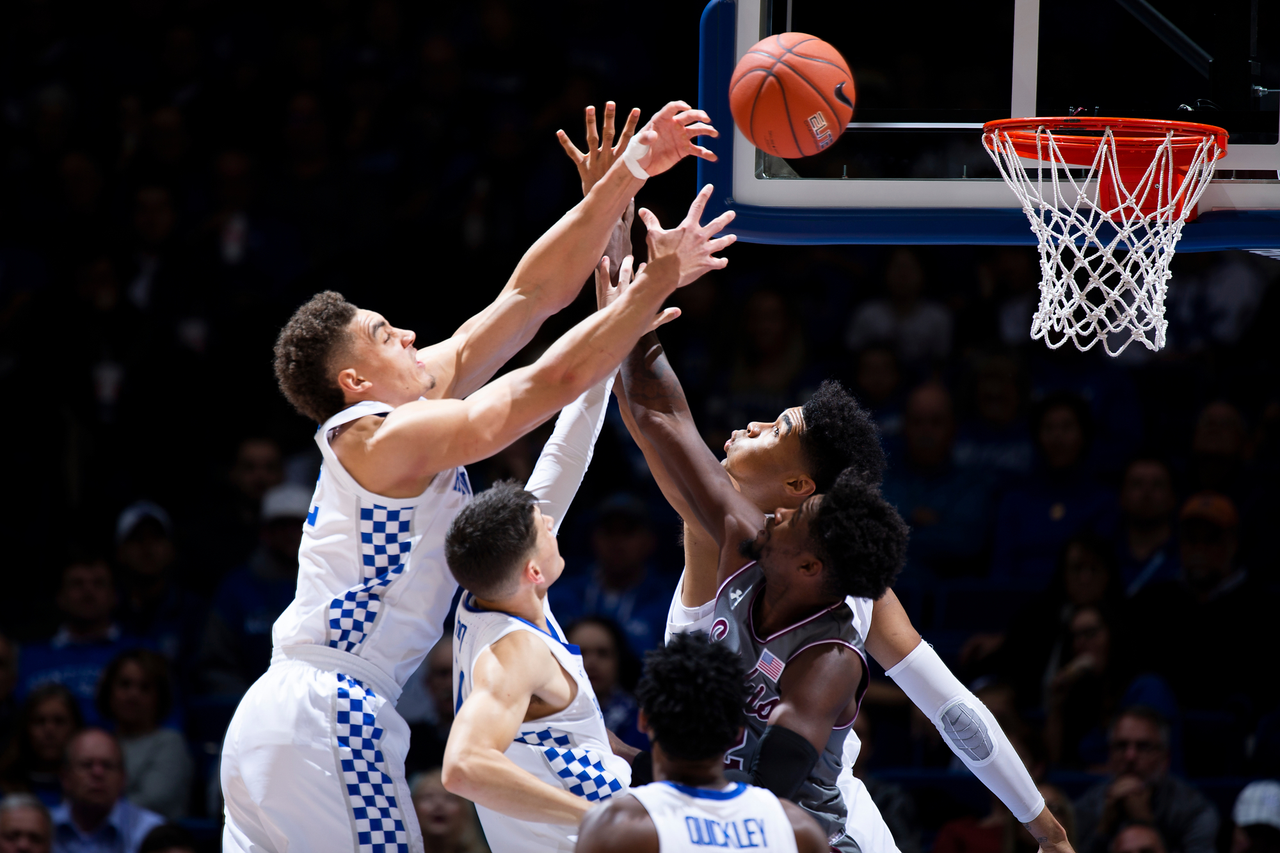 Reid Travis

Men's basketball beat SIU 71-59.

Photo by Chet White | UK Athletics