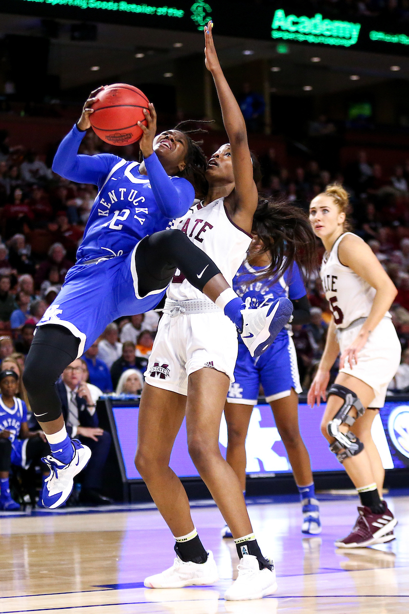 Amanda Paschal. 

Kentucky falls to Mississippi State 77-59.

Photo by Eddie Justice | UK Athletics