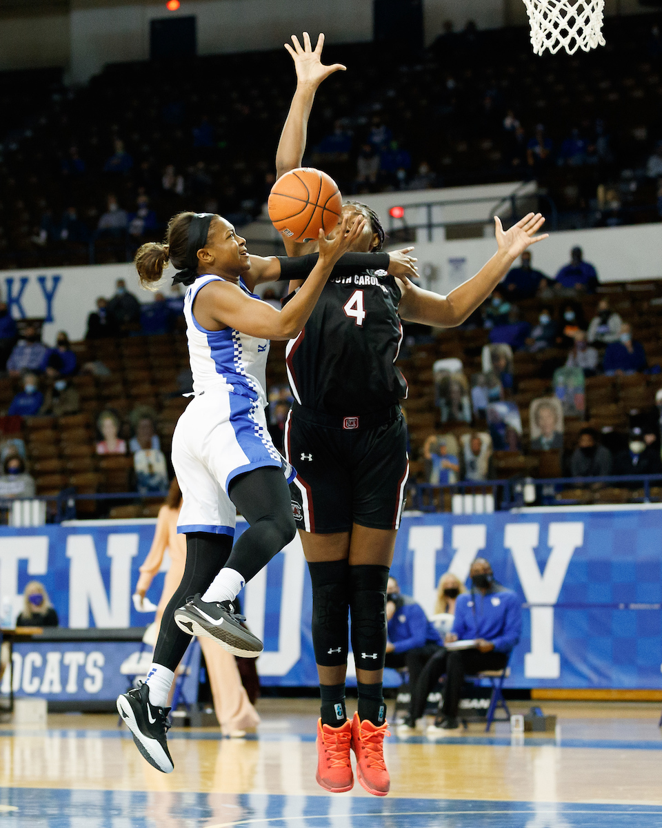 Robyn Benton.

Kentucky falls to South Carolina 75-70.

Photo by Elliott Hess | UK Athletics