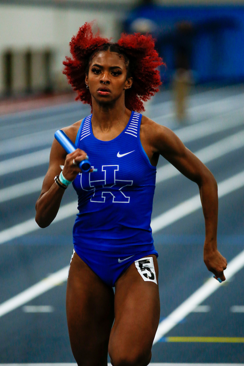 Masai Russell.

Jim Green Invitational.

Photo by Sarah Caputi | UK Athletics