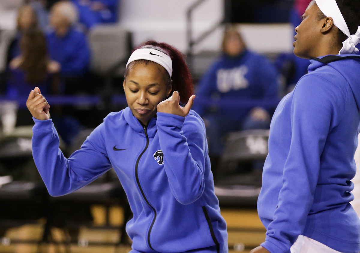 Jaida Roper. 

The UK women's basketball team falls to South Carolina.

Photo by Eddie Justice | UK Athletics