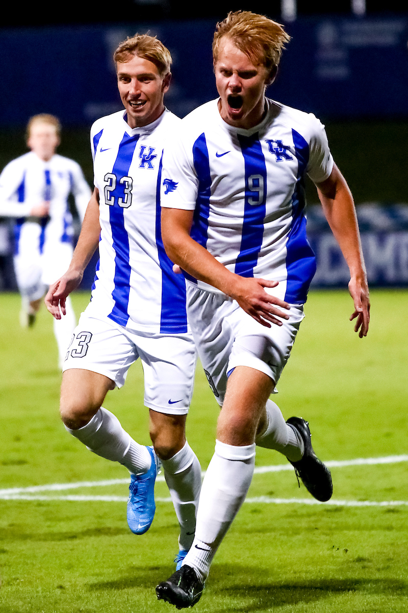 Eythor Bjorgolfsson. 

Kentucky defeats Ohio State University 2-1. 

Photo by Eddie Justice | UK Athletics