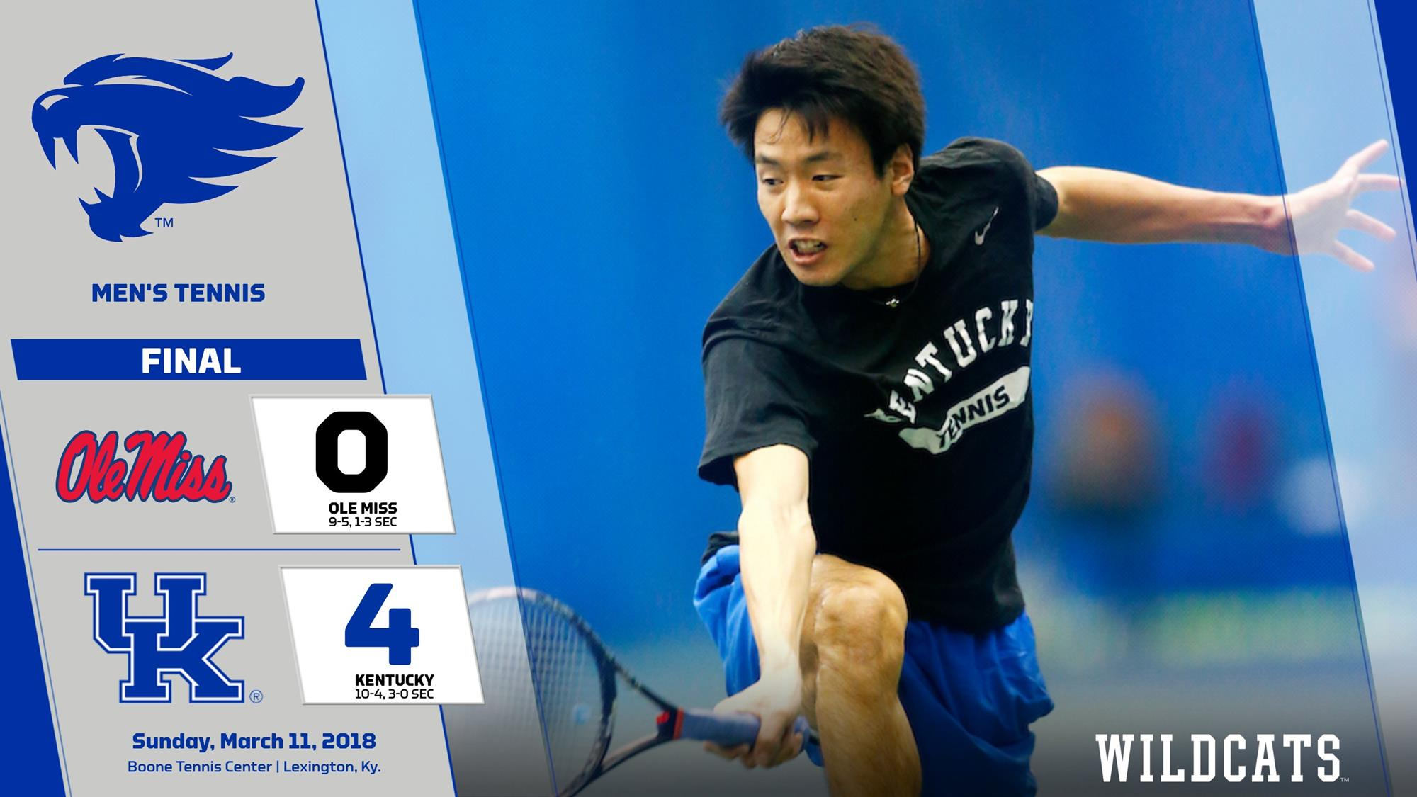 No. 30 Kentucky Takes Down No. 32 Ole Miss, 4-0
