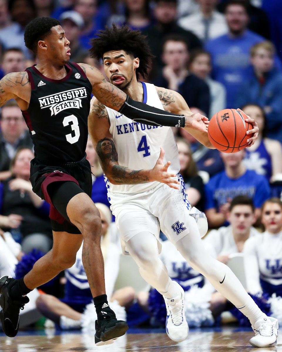 Nick Richards.

Kentucky beat Miss St. 80-72.

Photo by Elliott Hess | UK Athletics