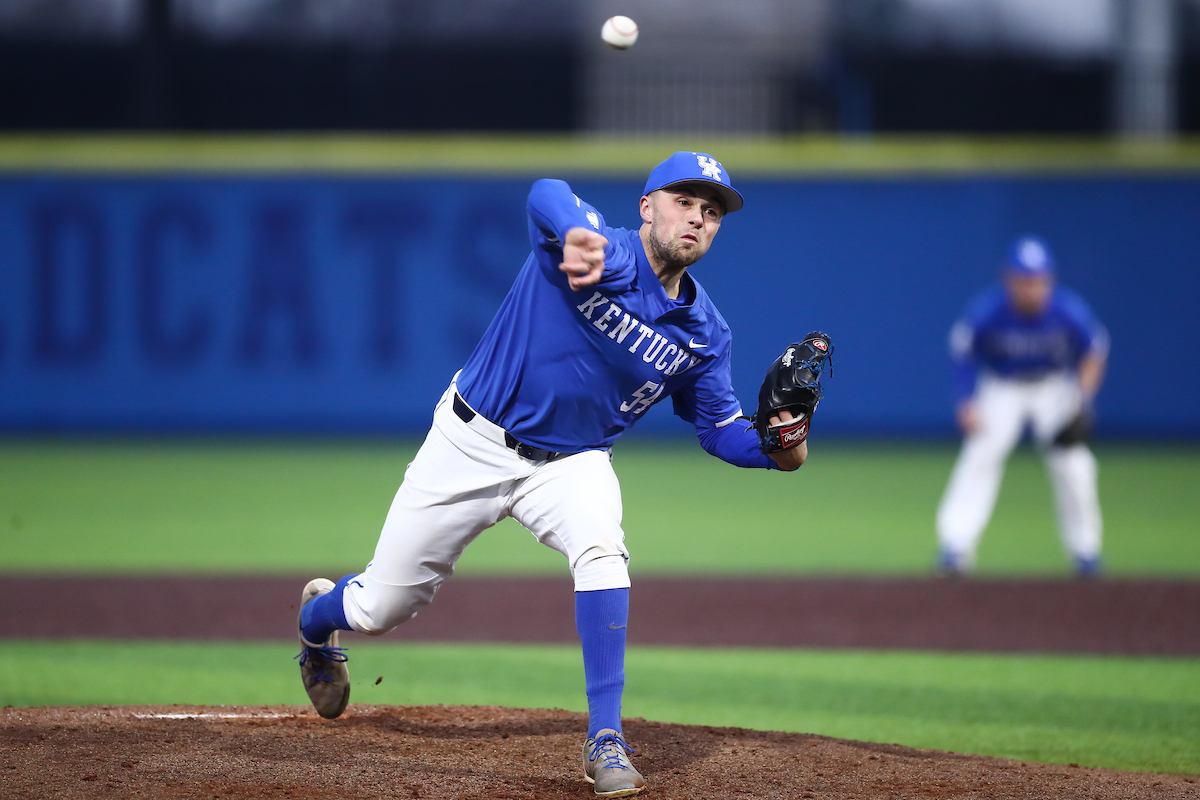 DANIEL HARPER.

Kentucky beat Southeast Missouri State 9-4.

Photo by Elliott Hess | UK Athletics