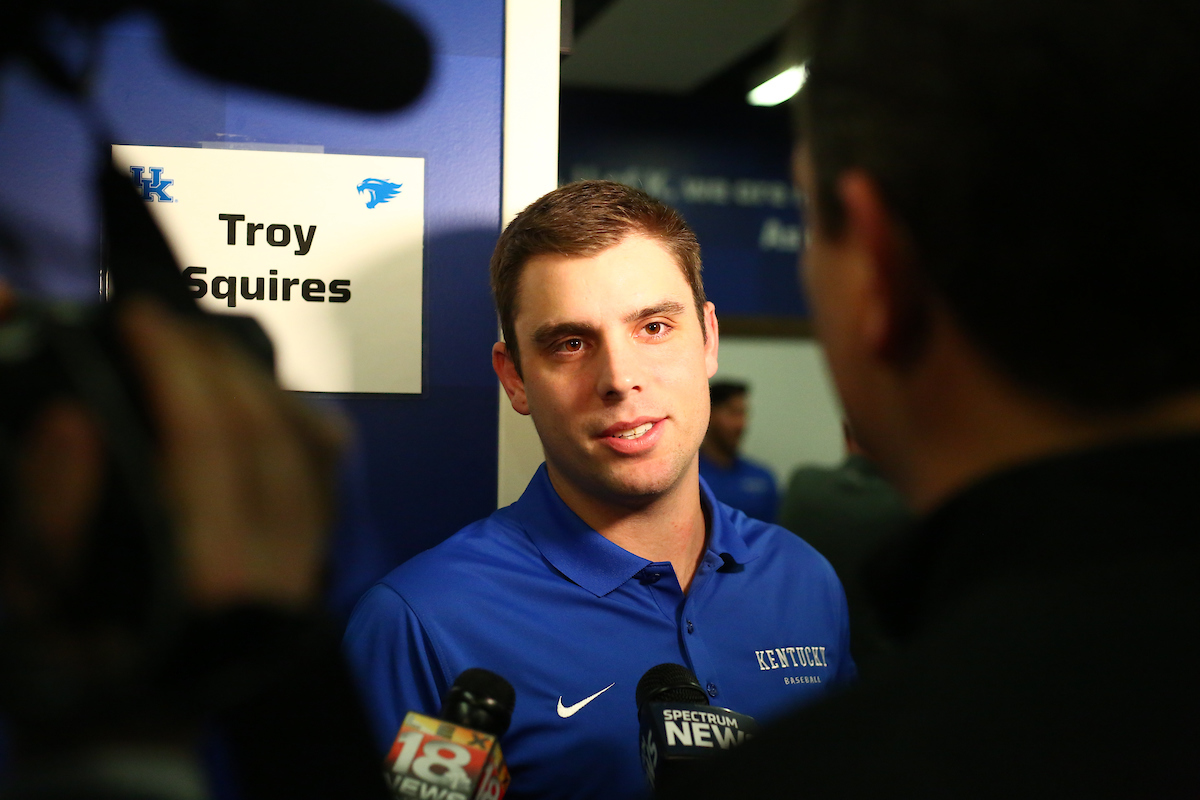 Baseball Media Day on February 8, 2018.

Photos by Noah J. Richter | UK Athletics