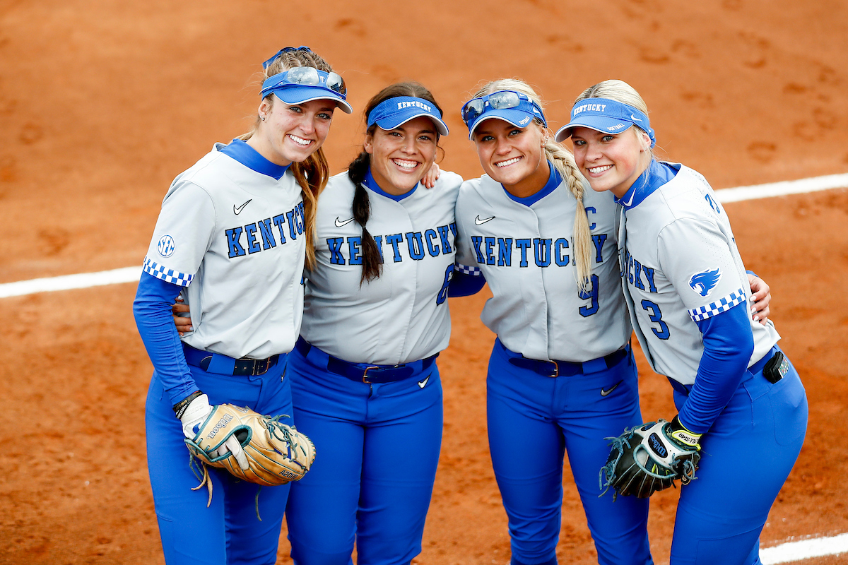 Tatum Spangler. Victoria Fragoso. Lauren Johnson. Taylor Ebbs.

Kentucky loses to Ole Miss 7-6.

Photos by Chet White | UK Athletics