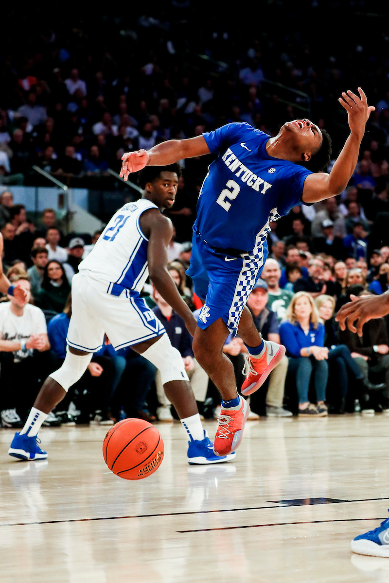 Sahvir Wheeler.

Kentucky loses to Duke 79-71 in the Champions Classic at Madison Square Garden in New York on Nov. 9, 2021.

Photos by Chet White | UK Athletics