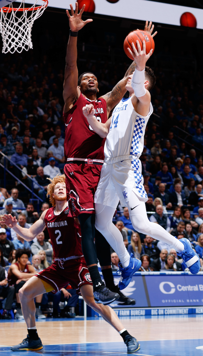 Tyler Herro.

The University of Kentucky men's basketball team beats South Carolina 76-48.

Photo by Elliott Hess | UK Athletics