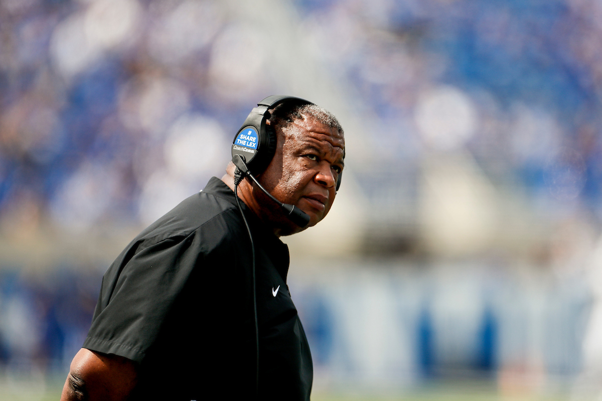 Vince Marrow.

UK beat ULM 45-10.

Photos by Chet White | UK Athletics