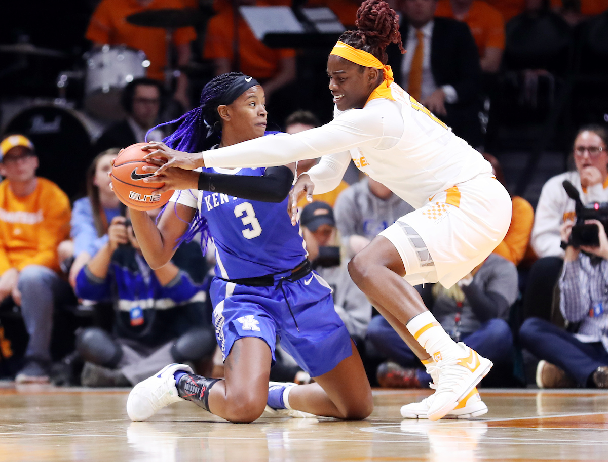 KeKe McKinney
The UK Women's Basketball team beats Tennessee 73-71. 

Photo by Britney Howard  | UK Athletics