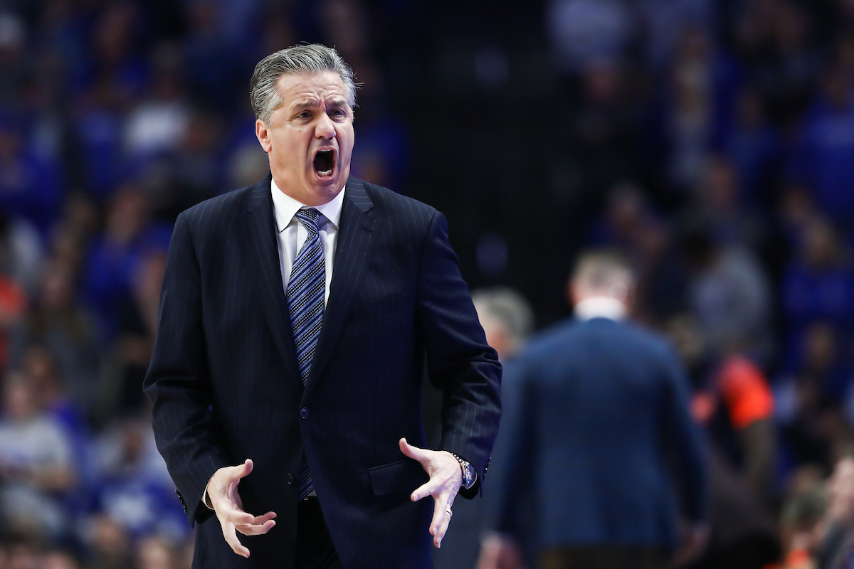John Calipari.

UK beat Auburn 73-66.

Photo by Elliott Hess | UK Athletics