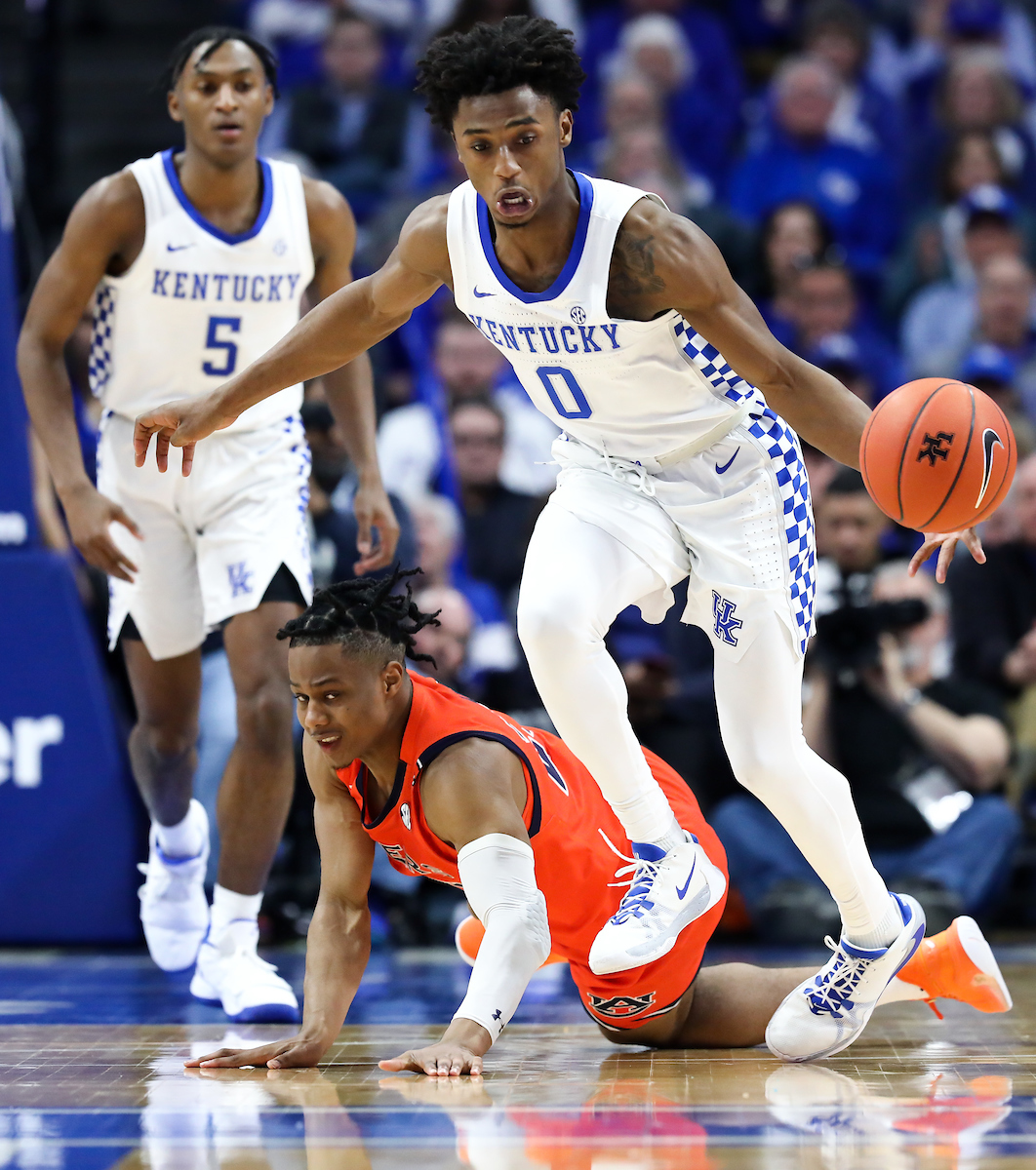 Ashton Hagans. Immanuel Quickley.

UK beat Auburn 73-66.

Photo by Elliott Hess | UK Athletics