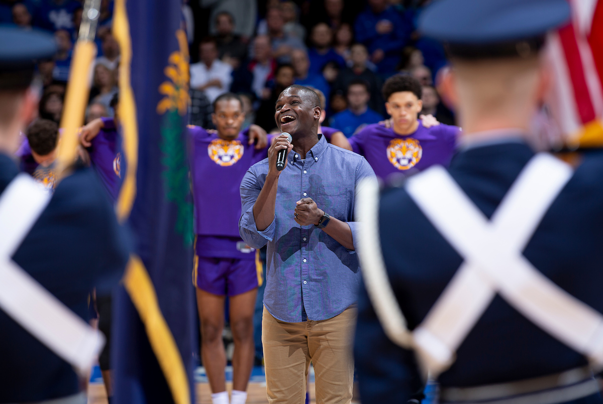 National Anthem. 

UK falls to LSU 73-71.


Photo By Barry Westerman | UK Athletics