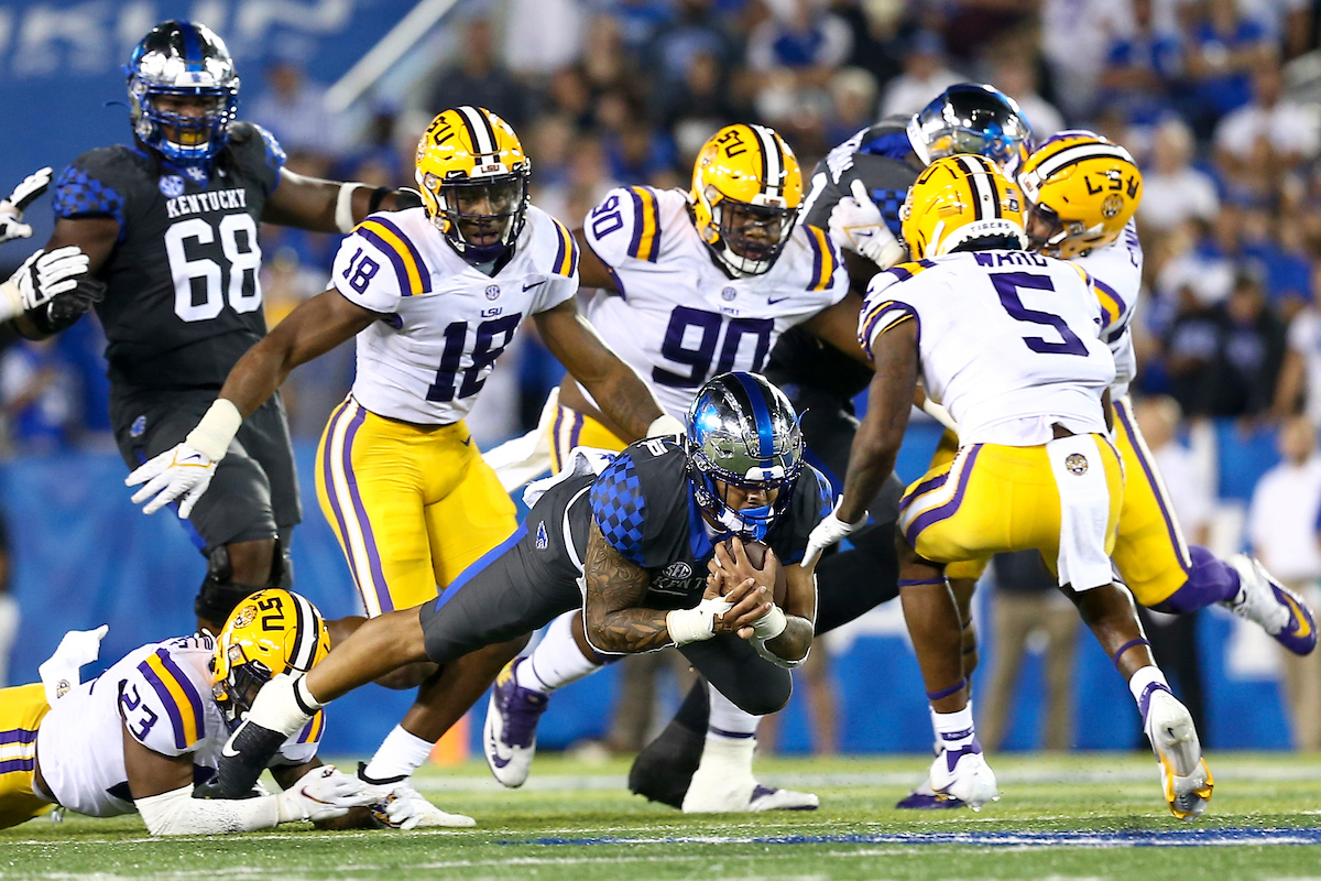 Chris Rodriguez Jr.

UK beat LSU 42-21.

Photo by Grace Bradley | UK Athletics