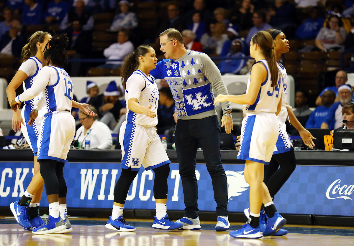 Matthew Mitchell 

Kentucky beats Samford 79-49. 

Photo by Britney Howard | Staff