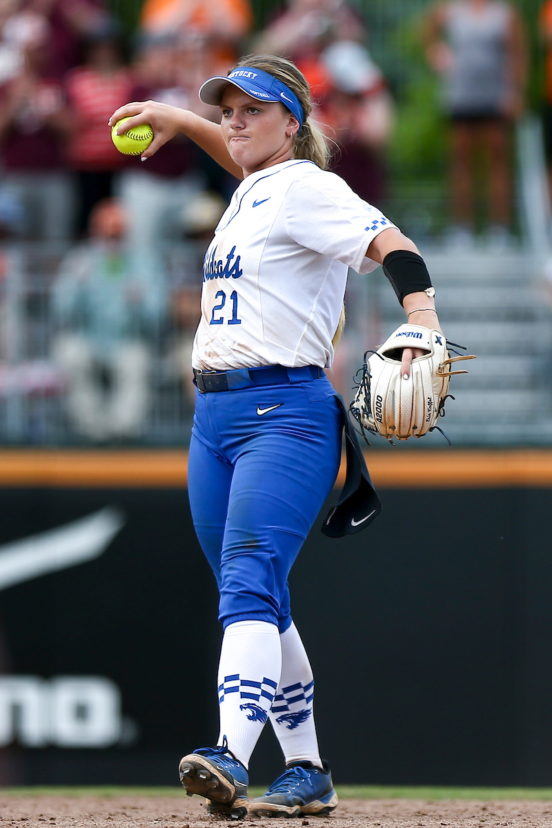 Erin Coffel.

Kentucky falls Virginia Tech 4-5.

Photo by Grace Bradley | UK Athletics