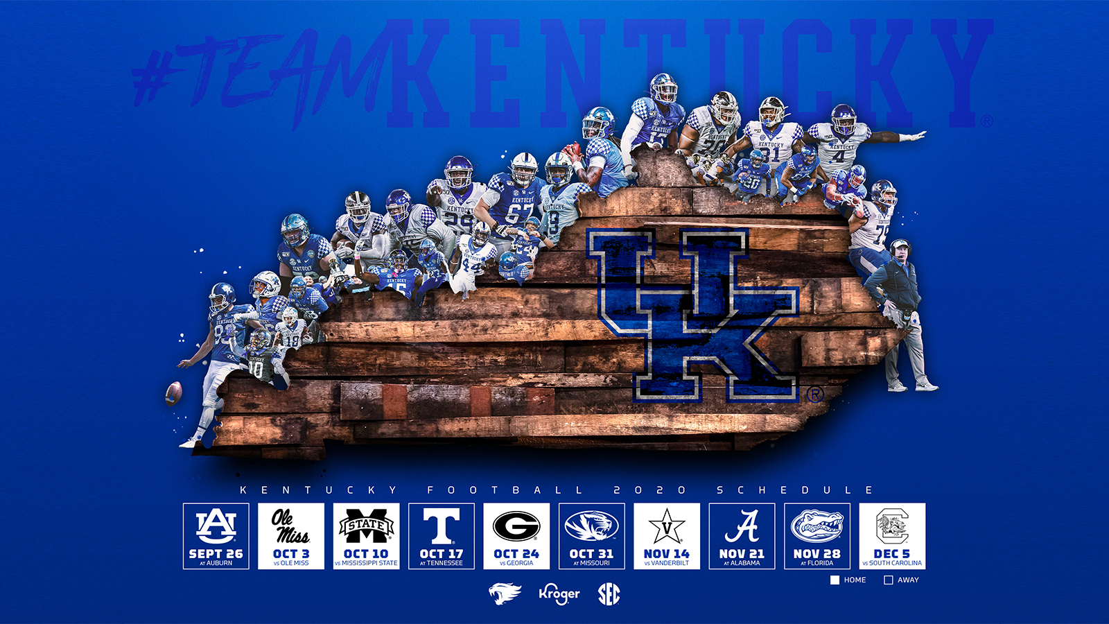 Kentucky Schedule Posters, Presented by Kroger, Unveiled