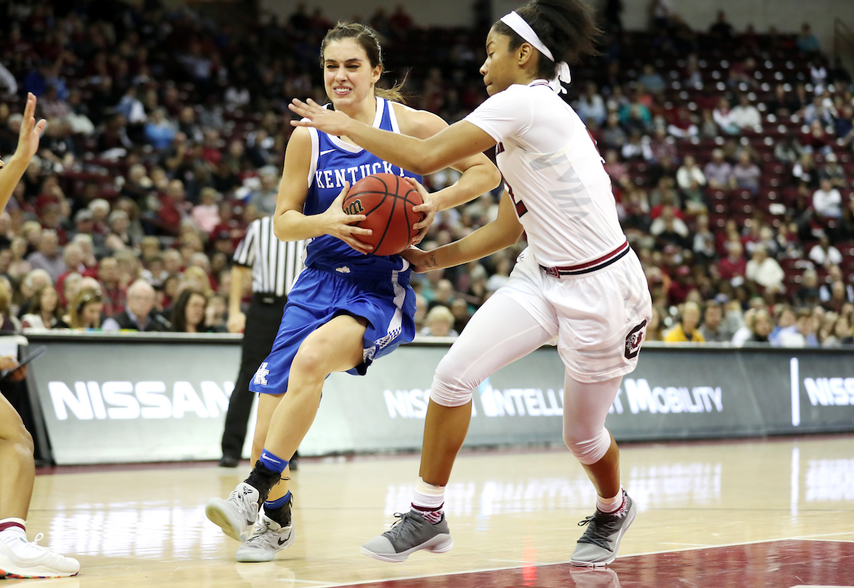 Maci Morris

The UK Women's Basketball team beat South Carolina.
Photo by Britney Howard | UK Athletics