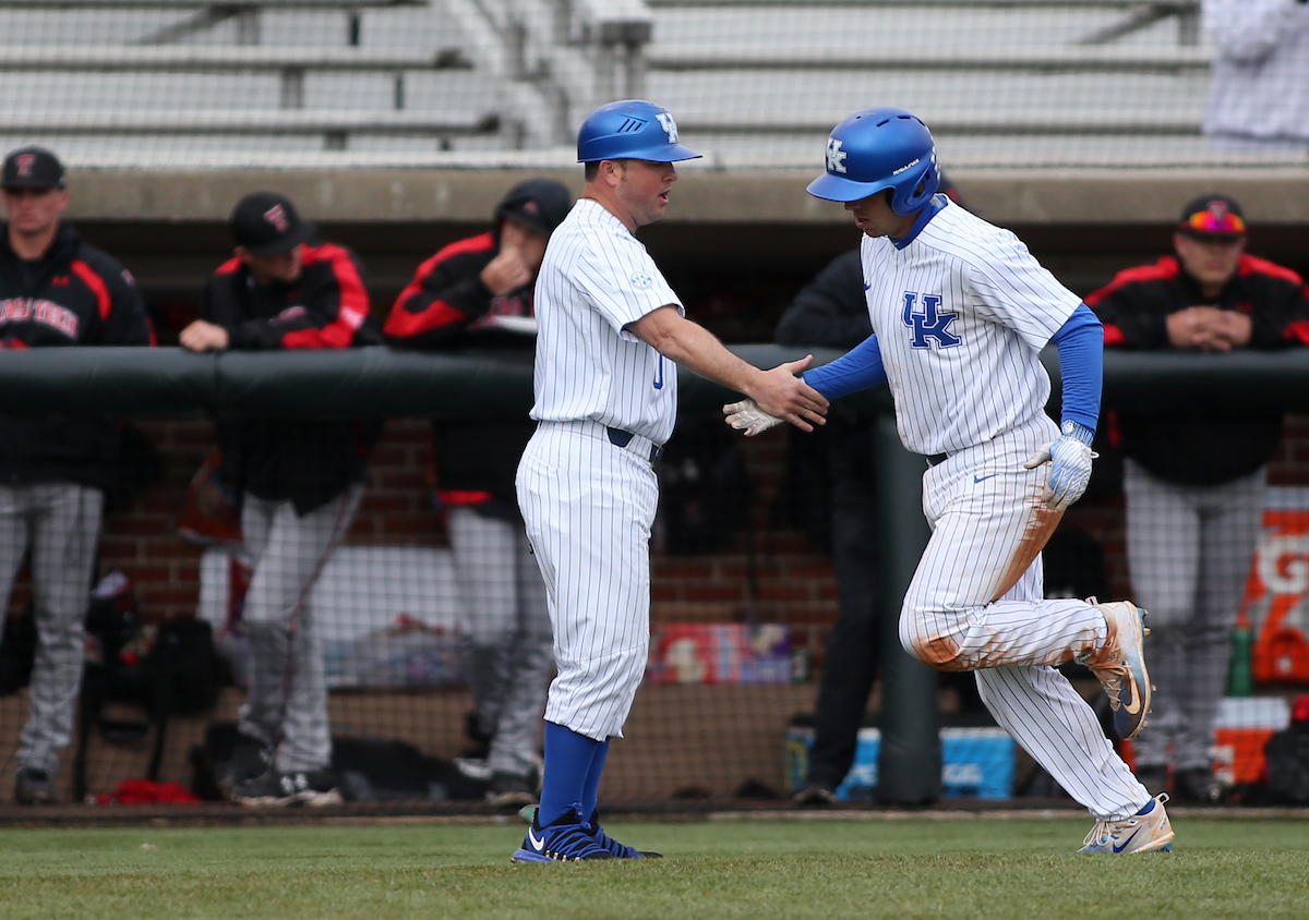 Troy Squires

The University of Kentucky baseball team beat Texas Tech 11-6 on Saturday, March 10, 2018, in Lexington?s Cliff Hagan Stadium.

Barry Westerman | UK Athletics